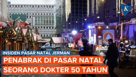 Penabrak Kerumunan Orang di Pasar Natal Jerman, Dokter 50 Tahun asal Arab Saudi