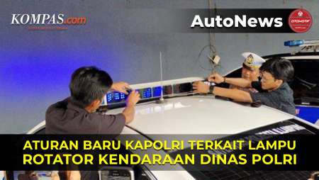 Ada Aturan Baru Lampu Rotator Mobil Kendaraan Dinas Polri