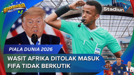 Wasit Terbaik Afrika Omar Artan Ditolak Masuk AS, FIFA Tak Berkutik