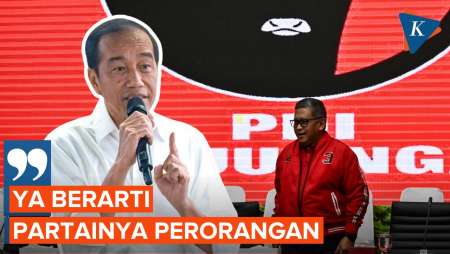 Tak Lagi Diakui PDI-P sebagai Kader, Jokowi: Berarti Partainya Perorangan