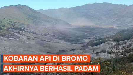 Kebakaran di Bromo Akhirnya Berhasil Dipadamkan