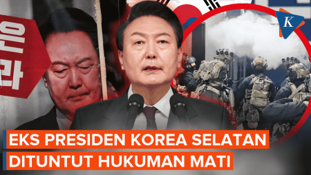 Eks Presiden Korea Selatan Yoon Suk-yeol Dituntut Hukuman Mati