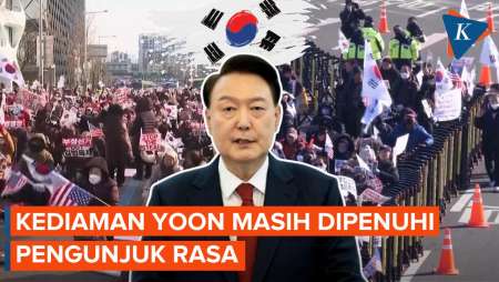 Pendukung Yoon Suk Yeol Masih Berunjuk Rasa di Depan Kediamannya