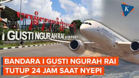 Bandara I Gusti Ngurah Rai Ditutup 24 Jam Saat Hari Raya Nyepi