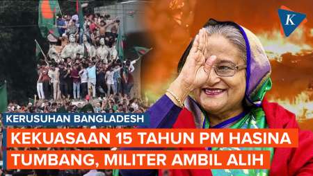 PM Bangladesh Mundur dan Kabur ke Luar Negeri Usai Demo Rusuh, Militer Ambil Alih