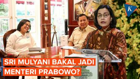 Bertemu Prabowo, Sri Mulyani Bakal Jadi Menteri Lagi?