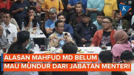 Mahfud MD Beberkan Alasan Tidak Gegabah Mundur dari Menko Polhukam