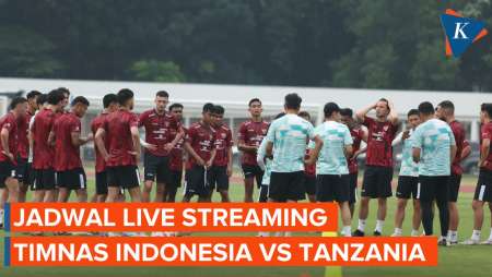 Live Streaming Timnas Indonesia vs Tanzania, Sore Ini!
