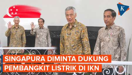 Jokowi Tawarkan Singapura Kerja Sama Bangun PLTS di IKN