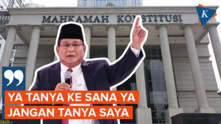 Jelang Putusan MKMK Soal Pelanggaran Etik Hakim, Prabowo Enggan Beri Tanggapan