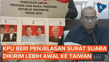 KPU Beberkan Alasan Kirim Ribuan Surat Suara Lebih Awal ke Pemilih ke Taiwan