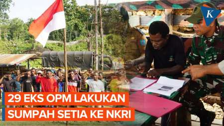 Demi Anak dan Hidup Tenang, 29 Eks Anggota OPM Janji Setia ke NKRI