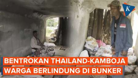 Bentrokan Thailand–Kamboja, Warga Mengungsi Dan Berlindung Di Bunker