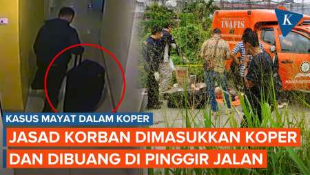 Mayat Dalam Koper di Bekasi, CCTV Ungkap Detik-detik Korban RM Sebelum Dibunuh AARN