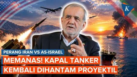 Perang Hari Ke-222: Kapal Tanker Dihantam Proyektil, Iran Siap Jawab Proposal Damai AS