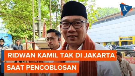 Nyoblos di Bandung, Ridwan Kamil Tak di Jakarta Saat Pilkada