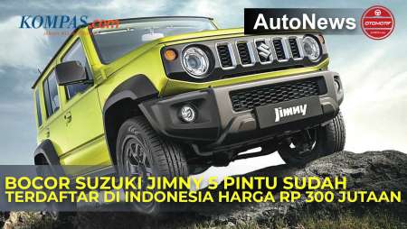 Suzuki Jimny 5 Pintu Sudah Terdaftar di Indonesia, Harga Rp 300 Jutaan