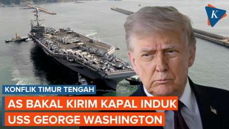 AS Akan Kirim Kapal Induk USS George Washington Ke Timur Tengah Gantikan Abraham Lincoln