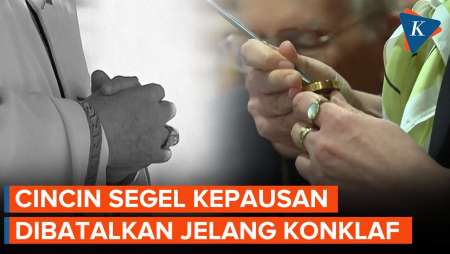 Jelang Konklaf, Cincin Segel Kepausan Dibatalkan di Vatikan