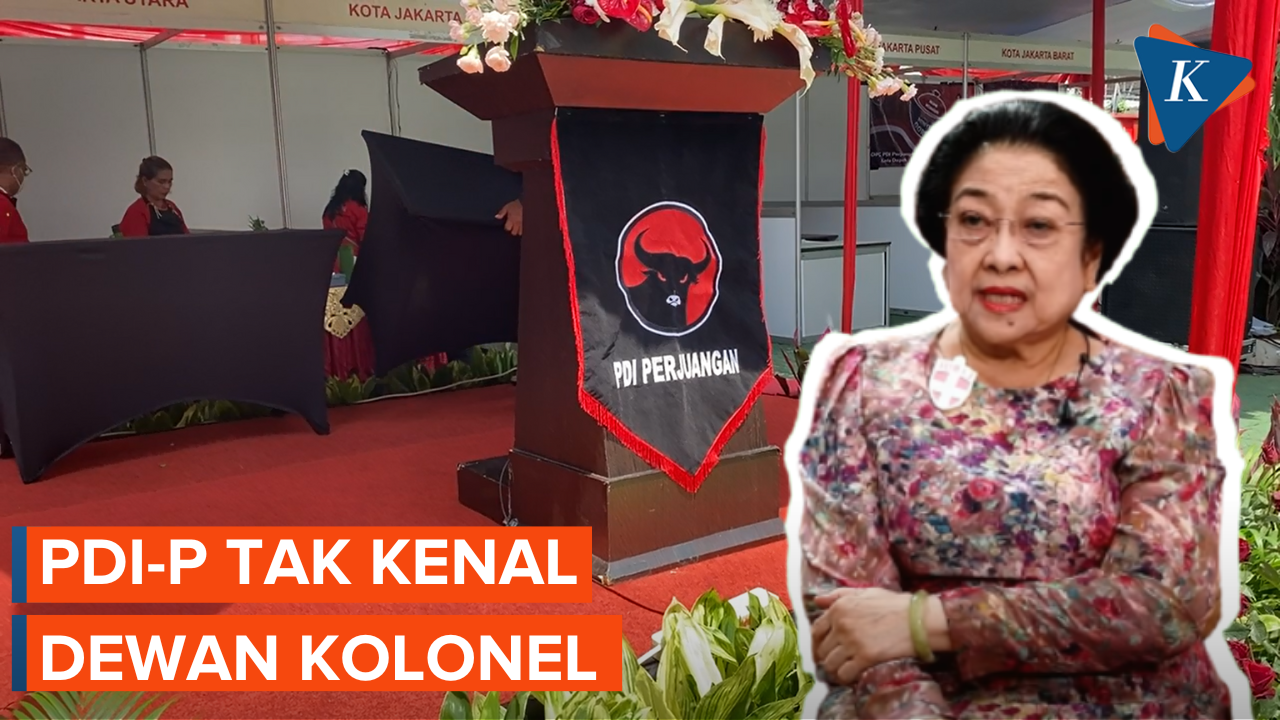 Megawati Tegaskan Tidak Mengenal Dewan Kolonel