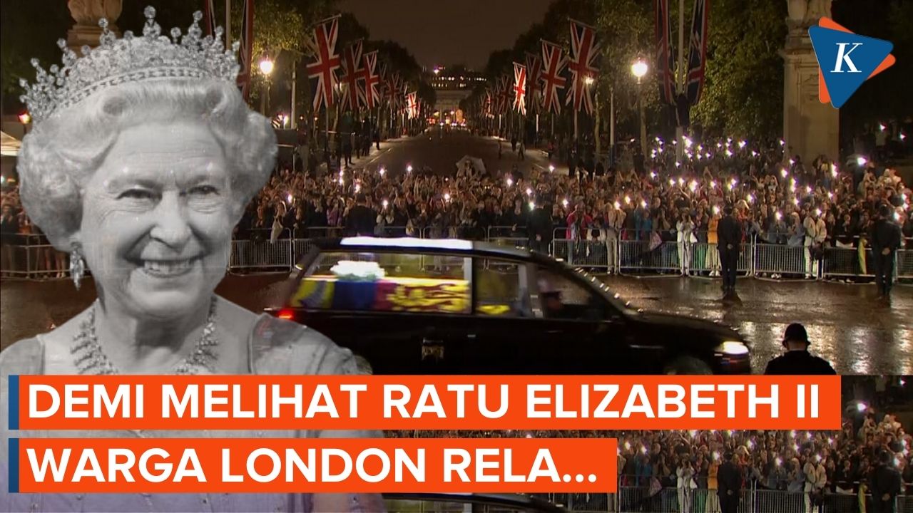 Momen Warga London Memberikan Penghormatan Kepada Jenazah Ratu Elizabeth II