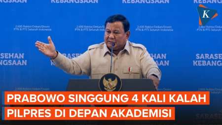 Prabowo: Saya 4 Kali Kalah, tapi Tak Ganggu Pemimpin yang Dapat Mandat