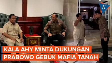 AHY Ketemu Prabowo, Singgung Kabinet Baru dan Gebuk Mafia Tanah