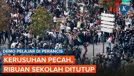 Demo Pelajar Memanas, Perancis Tutup 2.000 Sekolah