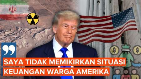 Trump Cuek Dengan Keuangan Warga AS, Ngotot Lenyapkan Nuklir Iran