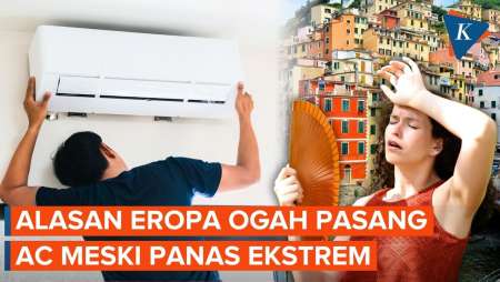 Dihantam Gelombang Panas, Mengapa Warga Eropa Ogah Pasang AC?