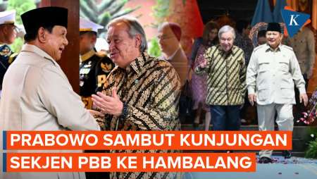  Sekjen PBB Datangi Prabowo Ke Hambalang, Eks Menlu Retno Marsudi Hadir
