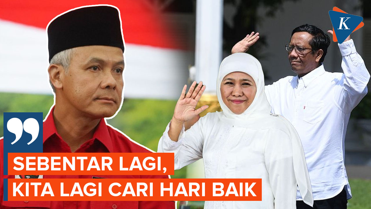 PDI-P Segera Umumkan Nama Bacawapres, Ganjar: Sedang Cari Hari Baik!