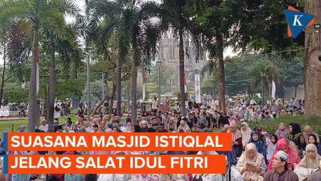 Masjid Istiqlal Dipenuhi Jemaah, Takbir Menggema Sambut Idul Fitri 1447 H