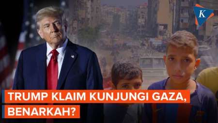 Donald Trump Mengaku Pernah Kunjungi Gaza, tapi Tak Ada Bukti