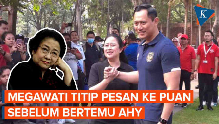 Pesan Megawati ke Puan Saat Bertemu AHY: Senyum!