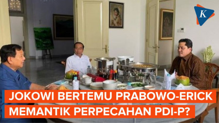 Arah Dukungan Jokowi ke Prabowo-Erick Dinilai Bawa Perpecahan di PDI-P