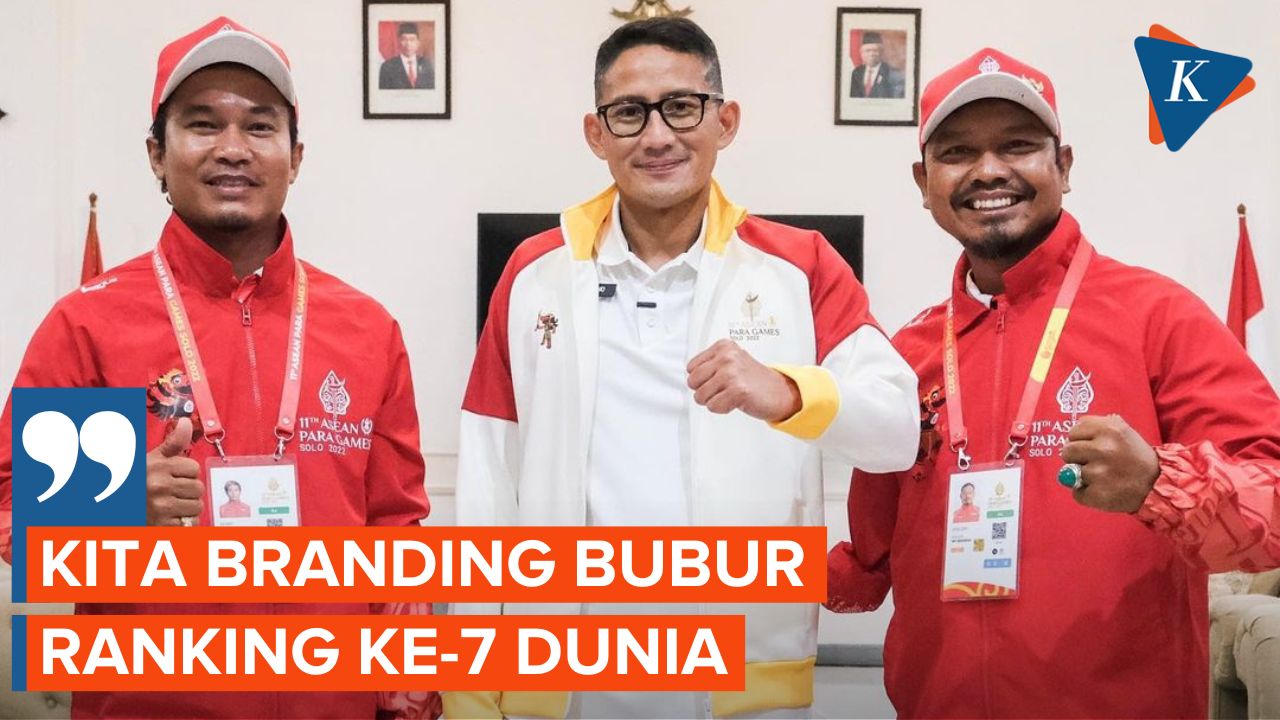 Sandiaga Uno Puji Tekad Penjual Bubur yang Raih Emas ASEAN Para Games