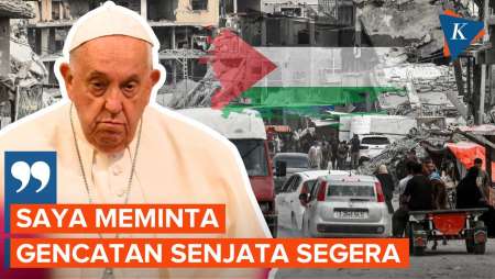 Setahun Perang Gaza, Paus Fransiskus Serukan Gencatan Senjata