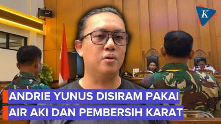 Terungkap Dalam Sidang, Andrie Yunus Disiram Campuran Air Aki dan Pembersih Karat