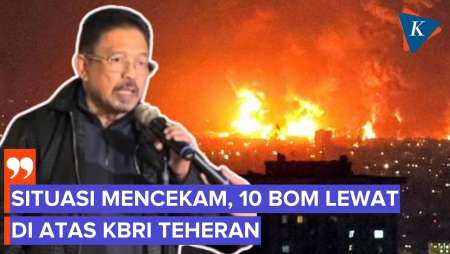 Kesaksian WNI Di Iran: 10 Bom Lewat KBRI Teheran, Kaca Bergetar, Situasi Mencekam