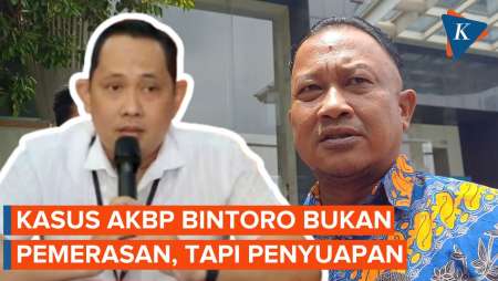 Bukan Pemerasan, Kasus AKBP Bintoro Disebut Dugaan Penyuapan