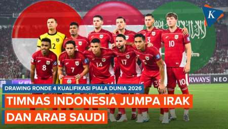Hasil Drawing Ronde 4, Timnas Indonesia Jumpa Arab Saudi dan Irak