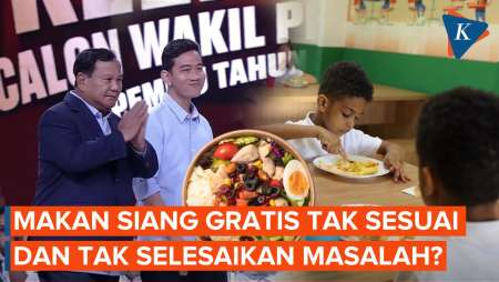 Program Makan Siang Gratis Prabowo-Gibran Tak Sesuai Kebutuhan, Kenapa? 