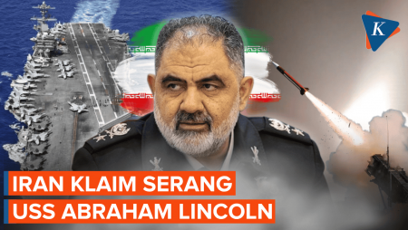 Iran Klaim Serang USS Abraham Lincoln, Gunakan Rudal Jelajah Qader