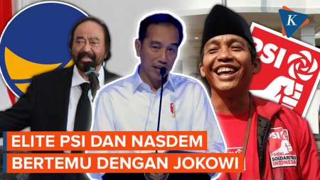 2 Elite Parpol Bertemu Jokowi Usai Hasil Hitung Cepat Pemilu