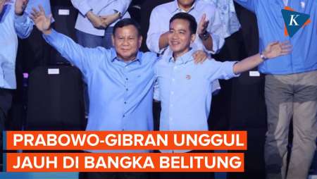 Hasil Rekapitulasi KPU: Prabowo-Gibran Unggul Jauh dari Anies-Cak Imin di Bangka Belitung