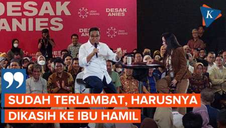 Singgung Program Prabowo soal Makan Siang Gratis, Anies: Terlambat