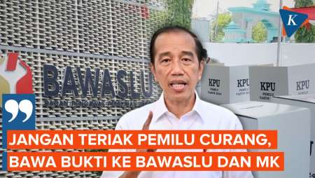 Jokowi Ingatkan jika Ada Kecurangan Pemilu: Ada Bukti Bawa ke Bawaslu dan MK