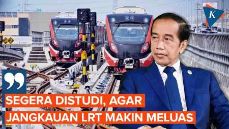 LRT Ramai Diminati, Jokowi Minta Pembangunan Rute Lanjut Sampai Bogor