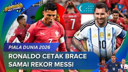Cristiano Ronaldo Samai Rekor Messi Usai Laga Portugal Vs Uzbekistan Berakhir 5-0